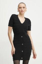 GUESS ruha AMELIA fekete, mini, testhezálló, 5RGK04 5852Z - fekete 42