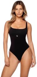 God Save Queens body SQUARE-NECK BODYSUIT fekete, női, sima, GSQ-139-372 - fekete XL