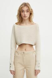GUESS pulóver ROSALIA meleg, női, bézs, W5RR28 Z3C71 - bézs S