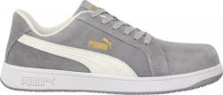 PUMA Iconic Suede Grey Low S1PL ESD FO HRO SR munkavédelmi cipő (PUM-640030-40) - ezermesterszerszam