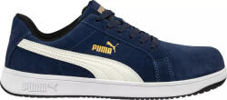 PUMA Iconic Suede Navy Low S1PL ESD FO HRO SR munkavédelmi cipő (PUM-640020-45) - ezermesterszerszam