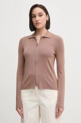 Calvin Klein kardigán barna, női, könnyű, K20K207943 - barna L