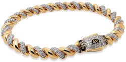 Heratis Forever Monaco Chain Loop karkötő Alternate Pavé Lock 6 mm IZ31332N