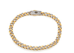 Heratis Forever Monaco Chain karkötő Classic Alternate Pavé lock 5 mm IZ31491N