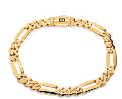 Heratis Forever Monaco Chain Figaro karkötő Plain Lock 8 mm IZ31465N