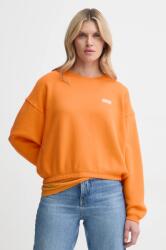American Vintage felső narancssárga, női, nyomott mintás, IZU03AE25 - narancssárga S