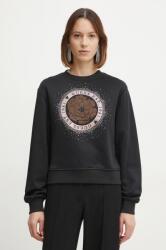 GUESS felső fekete, női, nyomott mintás, W5RQ05 K7EX1 - fekete S