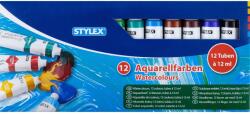  Stylex akvarellfesték készlet, 12db x 12ml (28650)