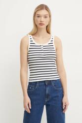Tommy Jeans top női, sötétkék, DW0DW19492 - sötétkék L - answear - 10 990 Ft