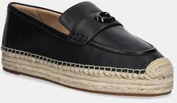 Coach bőr espadrilles Camilla fekete, platformos, CR045 - fekete Női 40