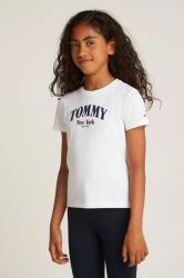 Tommy Hilfiger gyerek pamut póló fehér, KG0KG08296 - fehér 164