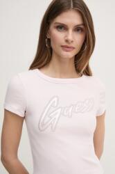 Guess t-shirt női, rózsaszín, W5RI68 KA0H1 - rózsaszín M