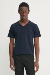Filippa K t-shirt sötétkék, férfi, sima, 28908 - sötétkék XL
