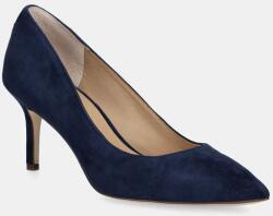 Lauren Ralph Lauren velúr magassarkú cipő Lanette sötétkék, 802709652023 - sötétkék Női 37