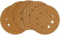 Dedra Csiszolópapír kerek Anti-clogg 125mm, #100, tépőzáras, készlet 5 db/cs