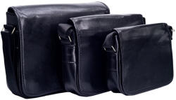 Dollcini Férfi Üzleti Táska Szett - 3 db-os, Vízálló, Karcálló - Fekete - 3 DB szett (765101D)