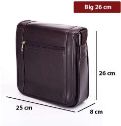 Dollcini Férfi Üzleti Oldaltáska - Vízálló és Karcálló, Több Méretben - Barna - 26 CM (765122A)