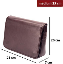 Dollcini Női Üzleti Táska Szett - 3 db-os, Vízálló, Karcálló - Barna - 25 CM (765102B)
