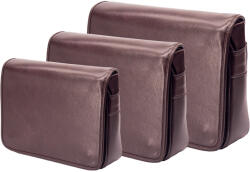 Dollcini Férfi Üzleti Táska Szett - 3 db-os, Vízálló, Karcálló - Barna - 3 DB szett (765102D)