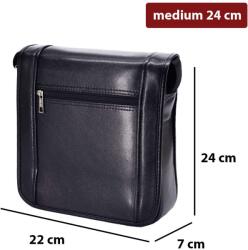 Dollcini Dollcini, Férfi üzleti táska, vízálló, karcálló, Több színben, Több méretben - Fekete - 24 CM (765121B)