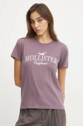 Hollister Co Hollister Co. pamut póló női, lila, KI357-4014 - lila S