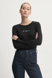 Guess Jeans hosszú ujjú női, fekete, W5RI58 KA0H1 - fekete S
