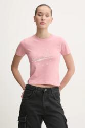 Guess Jeans t-shirt női, rózsaszín, W5RI59 J1314 - rózsaszín XL