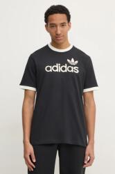 adidas Originals pamut póló SIMPLE TEE fekete, férfi, nyomott mintás, JC8372 - fekete XXL