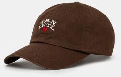 thisisneverthat pamut baseball sapka Heart Cap barna, nyomott mintás, TN243WHWBC08 - barna Univerzális méret