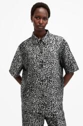 AllSaints ing JEMI női, galléros, ezüst, relaxed, W114PB - ezüst 38