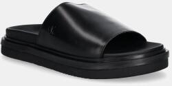 Calvin Klein Jeans papucs FLAT MOLDED SANDAL SLIDE - fekete Női 40