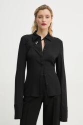 Heliot Emil ing női, galléros, fekete, regular, AW24. W. 05.056. BLK01 - fekete 34