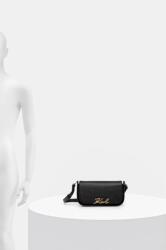 KARL LAGERFELD чанта crossbody дамска от кожа K/SIGNATURE (A1W30039) - answear - 351,85 лв