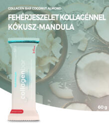 Nutriversum Collagen Bar | Fehérjeszelet kollagénnel | kókusz-mandula | 60 g - cbdolaj