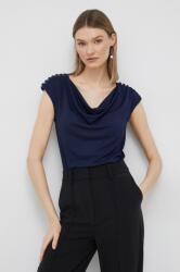 Ralph Lauren felső sötétkék, női, sima - sötétkék S - answear - 37 990 Ft