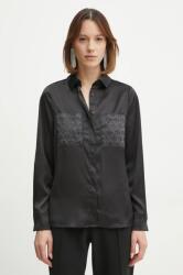 GUESS ing MARGUERITE női, galléros, fekete, regular, W5RH40 WFQC2 - fekete S
