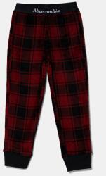 Abercrombie & Fitch gyerek pizsamanadrág piros, mintás, KI213-4031 - piros 110-120