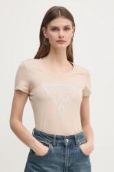 Guess t-shirt női, bézs, W5RI11 J1314 - bézs XS