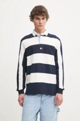 Tommy Hilfiger pamut hosszúujjú sötétkék, mintás, DM0DM20666 - sötétkék S