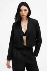 AllSaints zakó SHORES fekete, sima, egysoros gombolású, W014QB - fekete 36