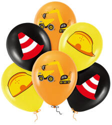 PartyPal Lufi, latex, útépítő mintákkal, 6 db/cs