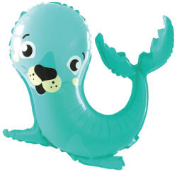 PartyPal Fóka , fólia lufi, 45*63 cm, csomagolt