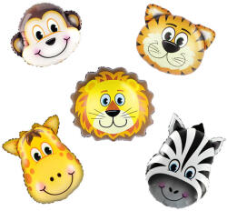 PartyPal Pálcás fólia lufi csomag, állatos, 26 x 35 cm