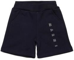 Marni baba pamut rövidnadrág MP193B SHORTS sötétkék, nyomott mintás, M01403 - sötétkék 78