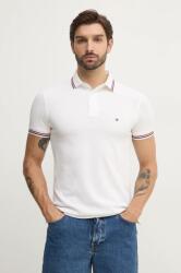 Tommy Hilfiger poló bézs, férfi, sima, MW0MW37346 - bézs XL