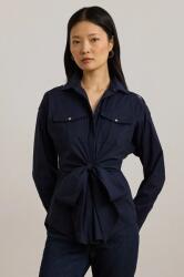 Ralph Lauren ing női, galléros, sötétkék, slim, 200957112 - sötétkék M