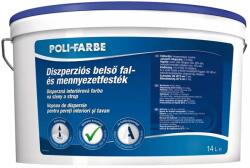 Poli-farbe Poli diszperziós beltéri falfesték 14 l fehér