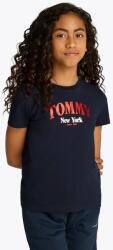 Tommy Hilfiger gyerek pamut póló sötétkék, KG0KG08296 - sötétkék 164