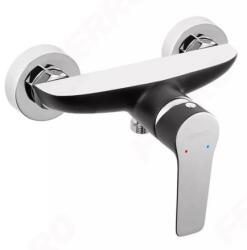 FERRO Doris Black/chrome Zuhanycsaptelep, Zuhanyszett Nélkül, Króm/fekete Bdo7blc (bdo7blc)