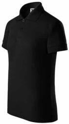 MALFINI 222 Malfini Pique Polo galléros gyerek póló Fekete - 134 cm/8 éves (2220110)